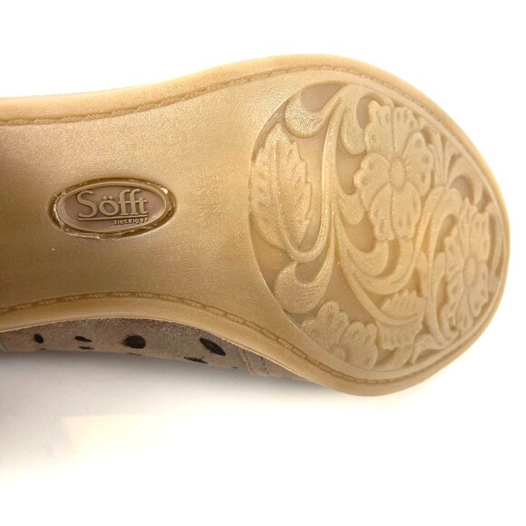 NEW Sofft Millard Block Heel Peep Toe Sandal Size 11M - Picture 10 of 13